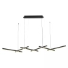 Designerska lampa wisząca 1948 LED 98W 3000K belki podłużne czarny