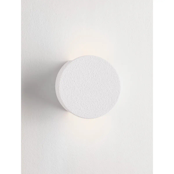 Minimalistyczne oczko ścienne SALDORA LE45570 biała