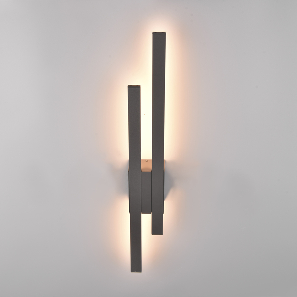 Elewacyjna lampa ogrodowa LETRA  DL242221460 LED 9W 3000K IP54 grafitowa