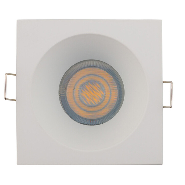 Zewnętrzna lampa sufitowa Delta 8368 kwadratowy wpust IP54 biały
