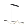 Wisząca lampa Q-SWING mosiądz antracyt 2385-13 1xLED 24W CCT nad stół