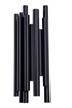 Kinkiet LAMPA ścienna ORGANIC W0286 Maxlight metalowa OPRAWA sople LED 8W 3000K tuby czarne