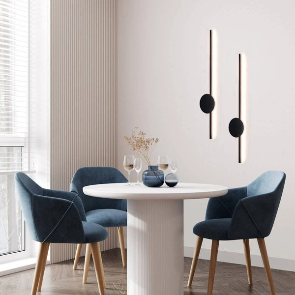 Kinkiet ścienny do przedpokoju Java 1439 LED 22W 3000K podłużny czarny