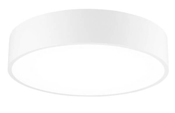 Minimalistyczna lampa sufitowa Aldea LED 26W do holu biała