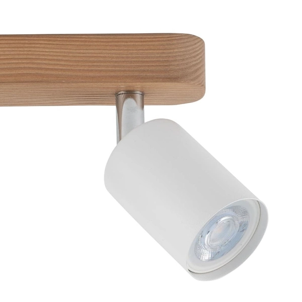 Drewniana lampa sufitowa Top Wood 3295 TK Lighting reflektorowa biała