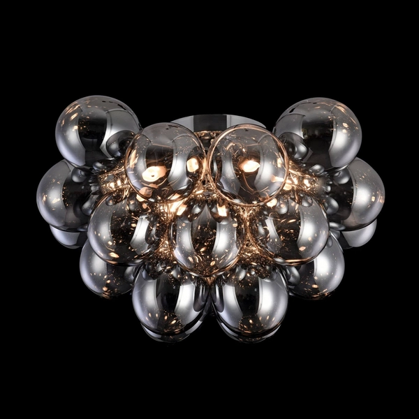 LAMPA sufitowa BALBO MOD112CL-08N Maytoni szklana OPRAWA bąbelki bubbles przydymione