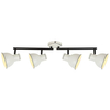 Metalowa lampa sufitowa Zumba 94-72153 Candellux reflektorki regulowane białe
