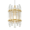 Wisząca Lampa glamour Alexandria P0556-01D-V7V7 szklana do salonu złoty