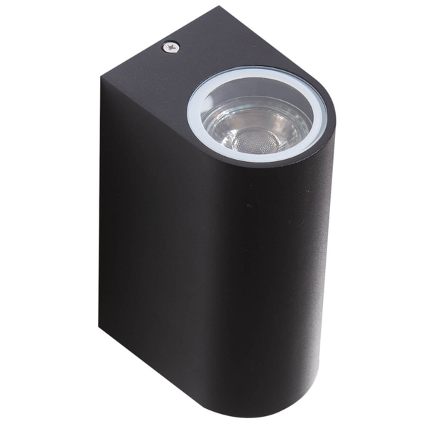Nowoczesny kinkiet zewnętrzny Rimini AZ4266 IP54 czarna lampa ścienna