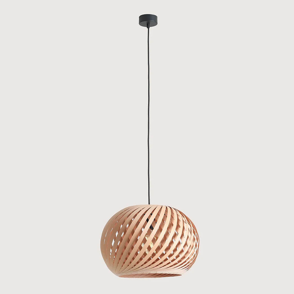 Lampa wisząca kula Nature 1123G_M Aldex drewniana naturalny