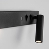 Kinkiet ścienny z portem USB Zarate LE42218 Luces Exclusivas LED 8W 3000K tuba czarny