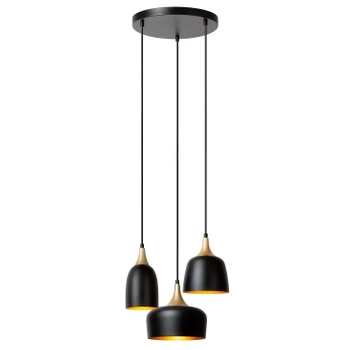 Wisząca lampa nad stół CHAYANNE 05446/13/30 industrialna czarny złoty
