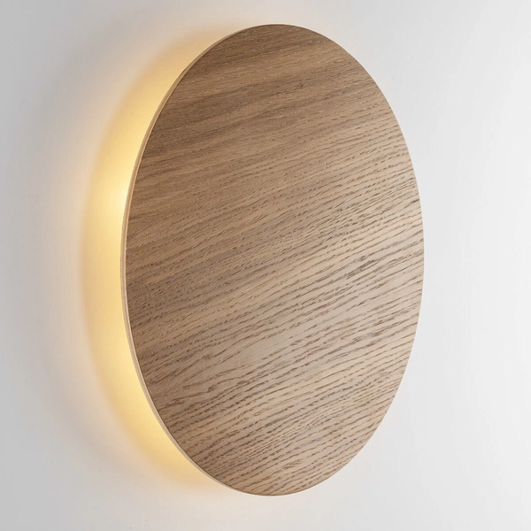 Lampa naścienna do jadalni Luna 5449 boho ekologiczna drewniana