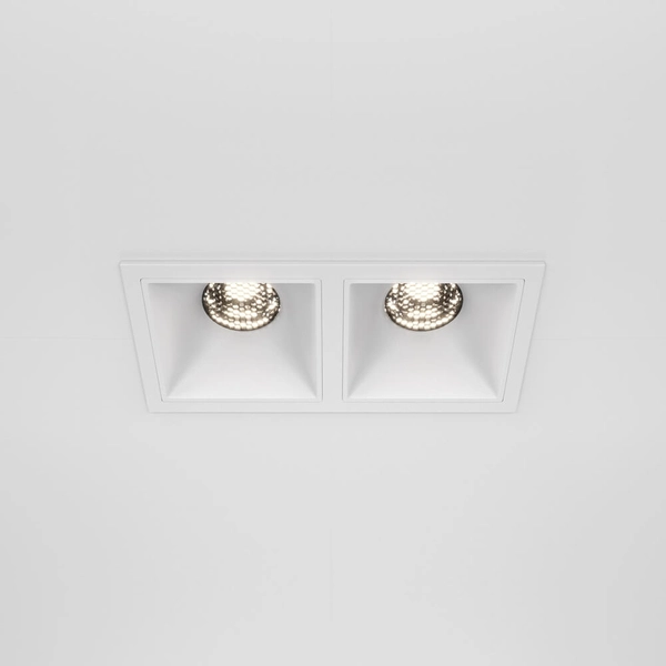 Lampa wpuszczana Alfa DL043-02-10W4K-D-SQ-W LED 20W 4000K sufit biały