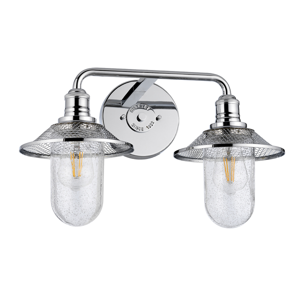 Ścienny kinkiet QN-RIGBY2-BATH-PC do łazienki chrom