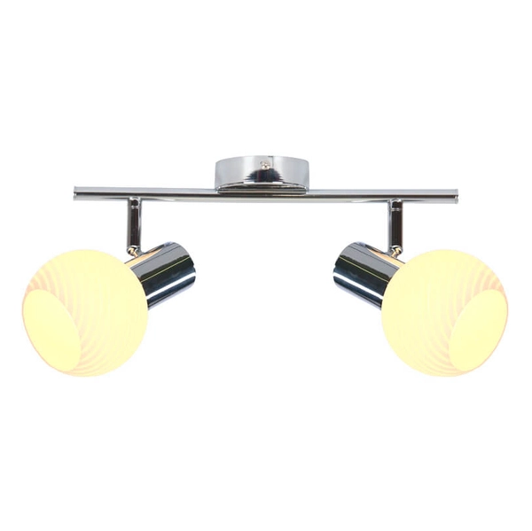 Przysufitowa lampa jadalniana Turno 92-94202 chrom biała