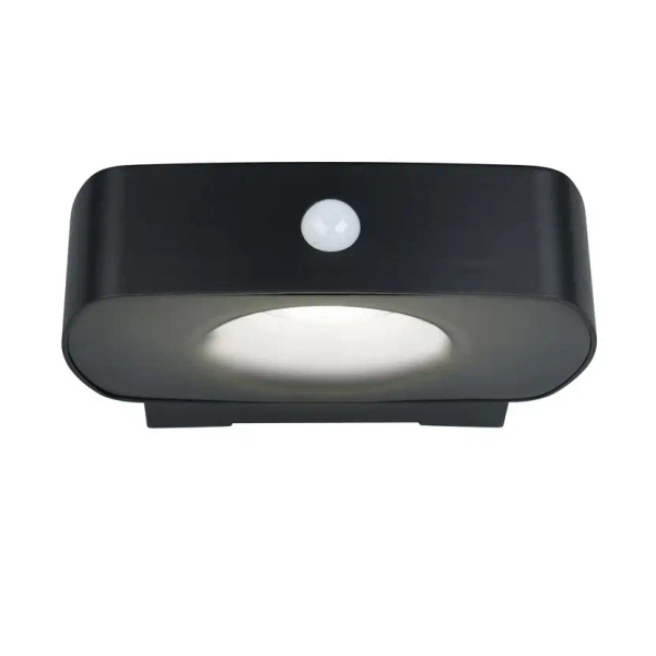 Elewacyjny kinkiet BILBAO R23336202 LED 7W 4000K IP44 z czujnikiem czarny