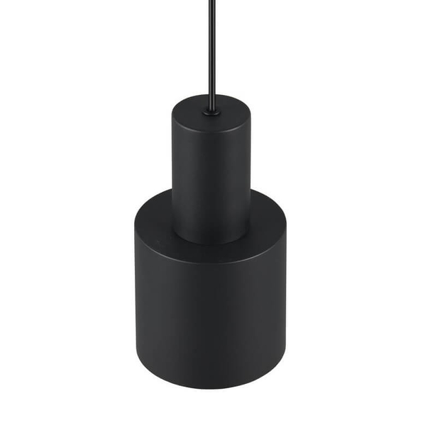 Wisząca lampa ELIOR DL132319400 Trio walec tubka do kuchni czarna