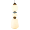 Zwisająca lampa ceramiczna Evans PND-94981V-3A-GD LED 19W 3000K złota