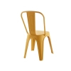 Żółte krzesło do ogrodu PARIS 5900168835856 wys. 86 cm na taras