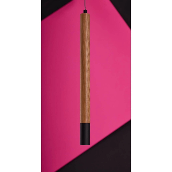 Pojedyncza lampa wisząca Izolda AZ3339 Azzardo LED 5W 3100K drewno czarna