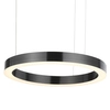 Wisząca lampa salonowa CIRCLE ST-8848-40+100 black LED 72W 3000K czarny