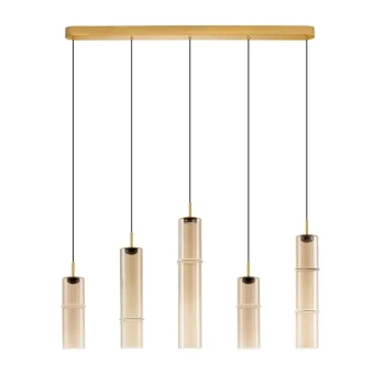Zwisające cylindry SARTANO LE45169 LED 18W 3000K złota