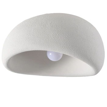 Kopułowa lampa sufitowa STONE DN426-50C metalowa do salonu biała