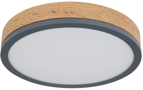 Sufitowa lampa Doro 416080WD1R okrągła LED 12W 3000K drewno
