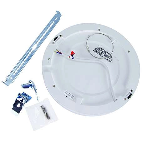 Oczko LAMPA sufitowa stropowa OLGA LED C 03769 Ideus okrągła OPRAWA plafon LED 24W 2700K, 4000K, 6500K natynkowy biały