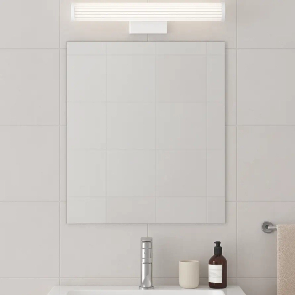 Ścienny kinkiet VENA LP-1010/1W-45 WH LED 8W CCT IP44 biały