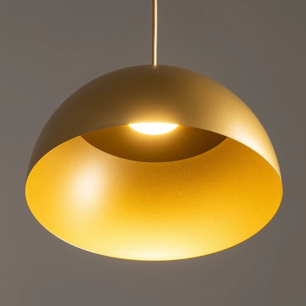 Kopułowa lampa wisząca Hemisphere Super 10616 Nowodvorski do salonu złota