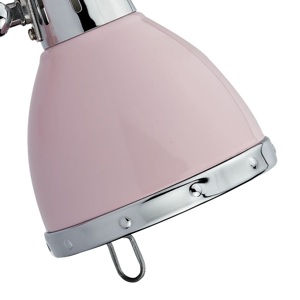 Lampa z klipsem Osaka OSA4103 Dar Lighting regulowana chrom różowy