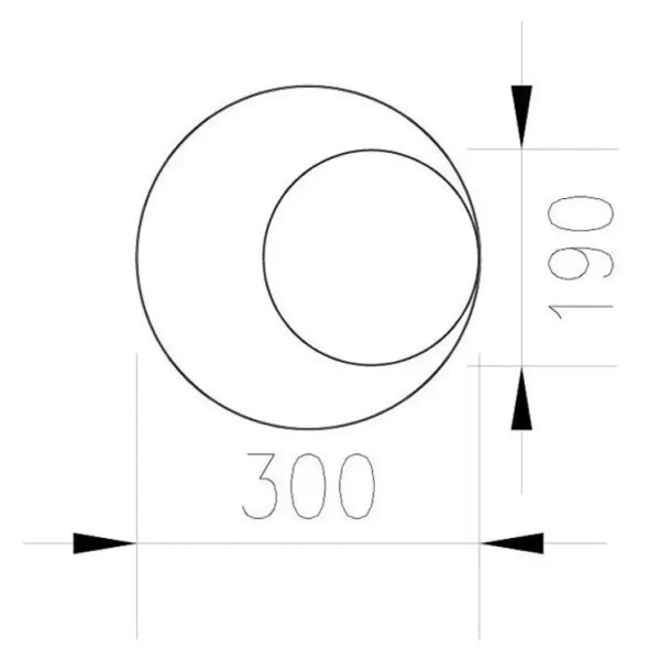 Okrągła lampa ścienna Pills ST-8371 L Step LED 18W 3000K do sypialni biała
