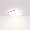 Kwadratowy plafon ULLY 48025OBSH Globo LED 24W 2700-6500K biały czarny