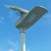 Latarnia uliczna solarna INB-G03-20W+FA1M+SO4M Greenie LED 20W RGB czujnik PIR szary