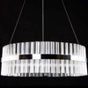 Glamour LAMPA wisząca VEN E1694/37W dekoracyjna OPRAWA crystal LED 37W 6500K obręcz przezroczysta chrom