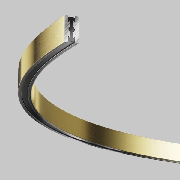 Szyna półokrągła magnetyczna 0,65m Flarity TRX154-SR-D650-BS mosiądz