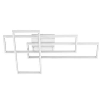 Lampa ścienna do salonu DENVERA LE45477 LED 48W 3200K ramki białe