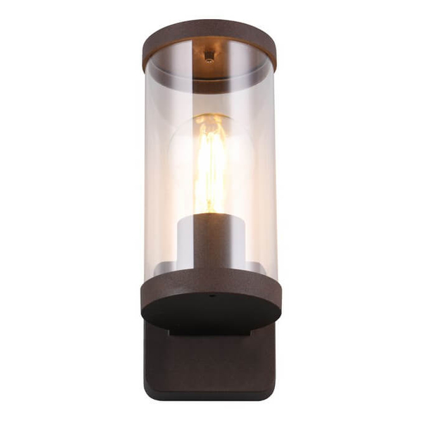 Elewacyjna lampa tuba Bonito R21596124 IP44 brązowy