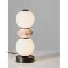 Nocna lampka do sypialni MONRETA LE45239 LED 12W 3000K biała mokka