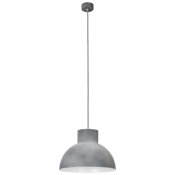 Industrialna LAMPA wisząca WORKS 6510 Nowodvorski metalowa OPRAWA kuchenna ZWIS high bay nad wyspę kopuła szara
