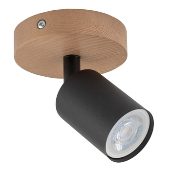 Reflektor sufitowy drewniany Top Wood 3290 TK Lighting metalowy czarny