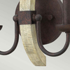 Ścienna lampa do salonu Middlefield HK-MIDDLEFIELD2 rustykalna czarna