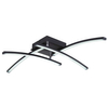 LAMPA sufitowa TANSY 67129-24 Globo metalowa OPRAWA plafon LED 24W 3000K-6000K regulowany czarny