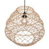Ekologiczna lampa wisząca boho HIVE R31681036 czarny naturalny