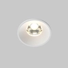 Nasufitowa lampa Round DL058-7W3K-W Maytoni LED 7W 3000K do jadalni biała