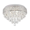 Plafon sypialniany Capri 19027-L nasufitowa lampa chrom crystal