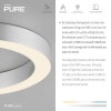 Plafon sterowany pilotem PURE-LINES srebrny 6310-95 1xLED 21W 2200-5500K owalny