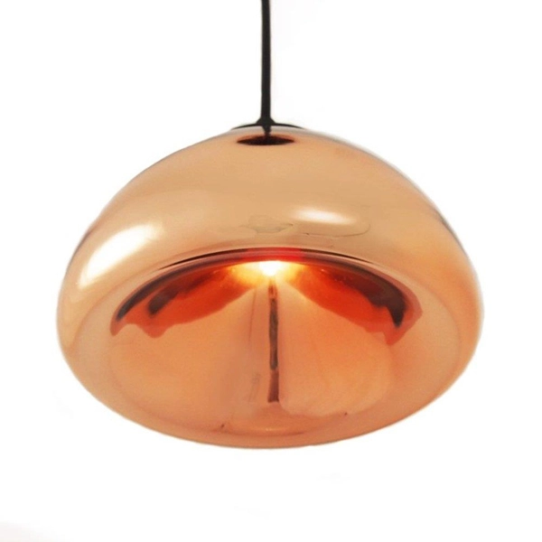 Lampa wisząca lustrzana Victory glow ST-9002S COPPER Step okrągła miedziana